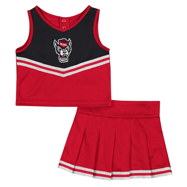 Red/Black Toddler Cheer Set - Wolfh